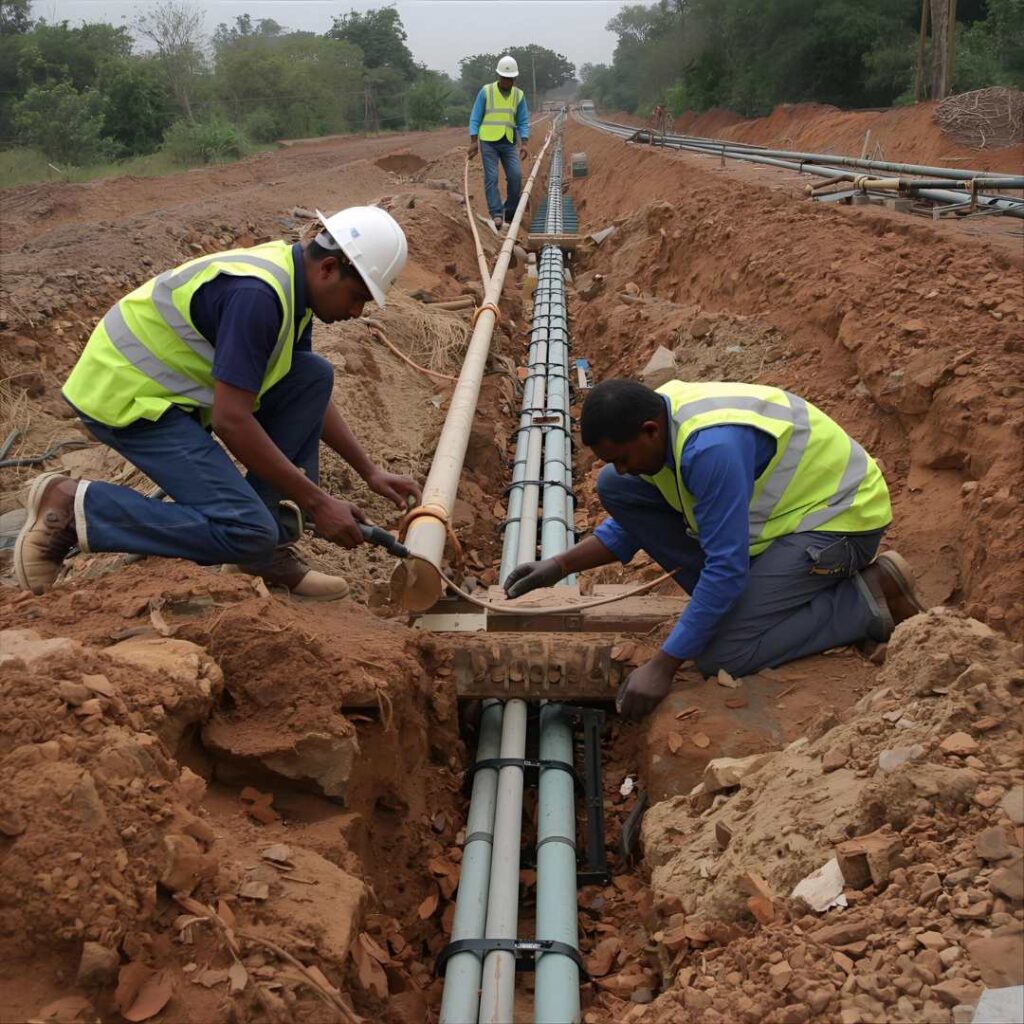 utilities installation